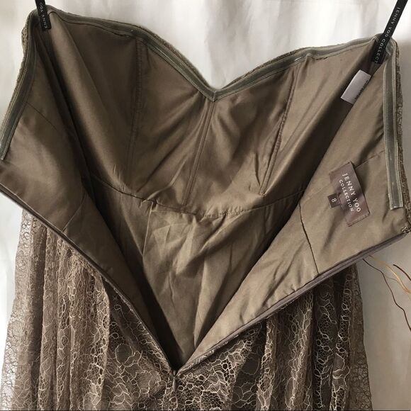 Jenny Yoo Sleeveless Lace Cocktail Dress size 8 - Picture 6 of 8